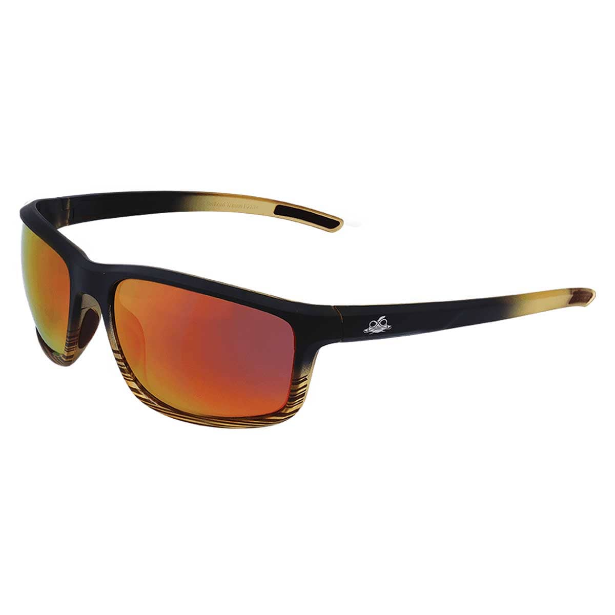 Pompano™ Red Mirror Performance Fog Technology Polarized Safety Glasses | Tortoise/Black Frame