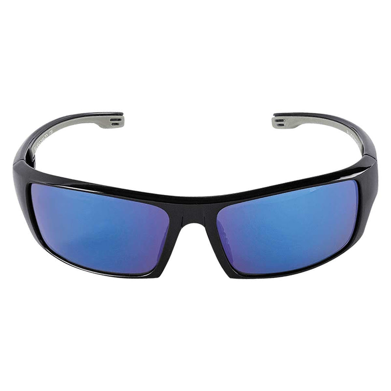 Dorado® Blue Mirror Performance Fog Technology Polarized Safety Glasses | Shiny Black Frame