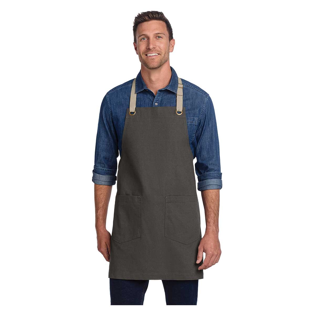 Port Authority Canvas Full-Length Two-Pocket Apron