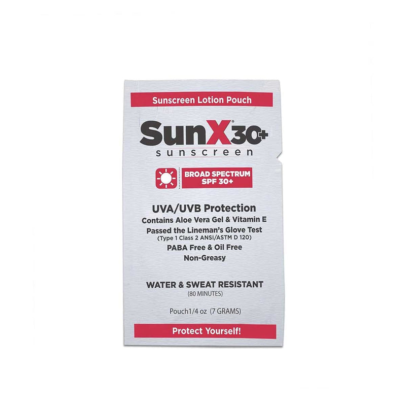SunX30 Sunscreen Lotion Packets