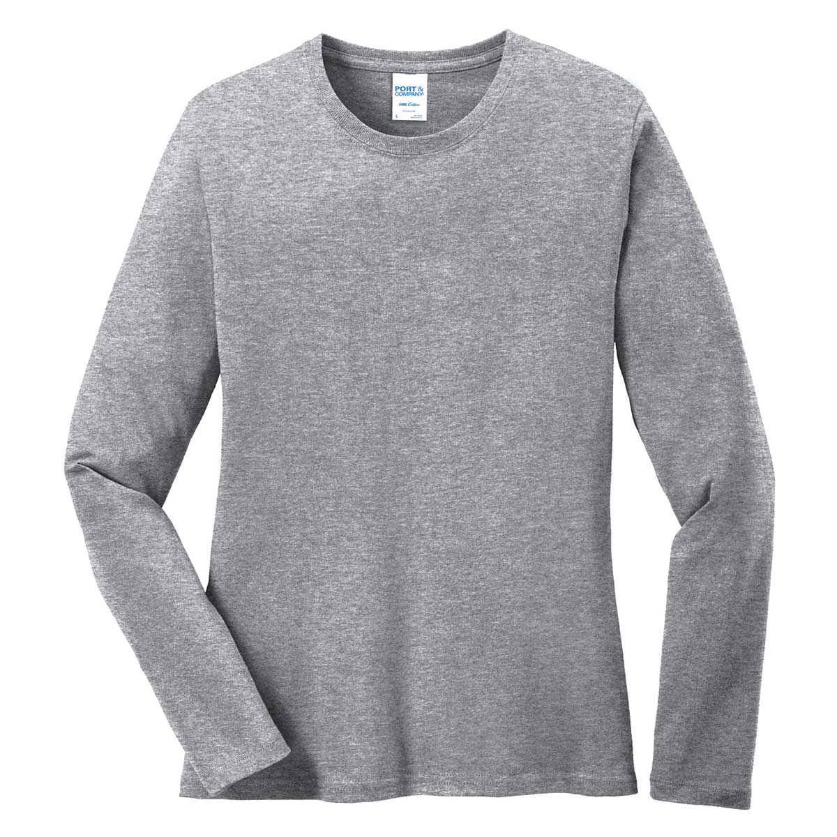 Port & Co Women's Cotton Long Sleeve Tee