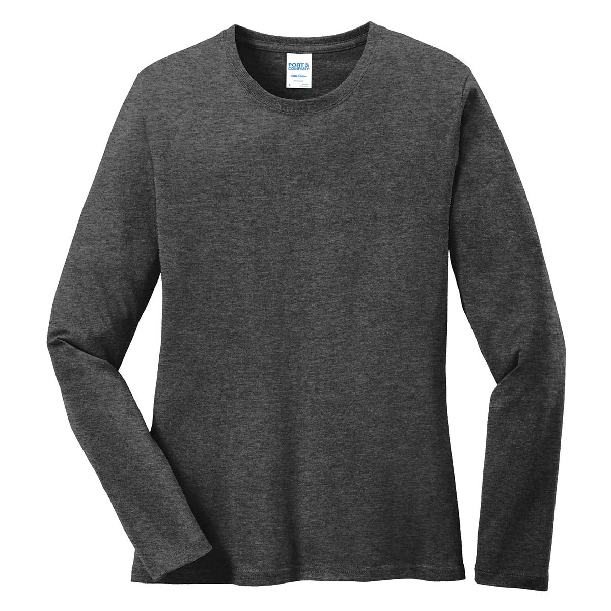 Port & Co Women's Cotton Long Sleeve Tee
