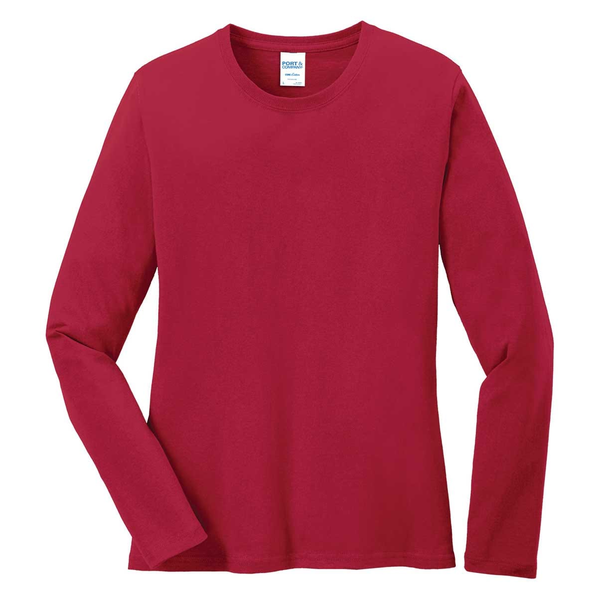 Port & Co Women's Cotton Long Sleeve Tee