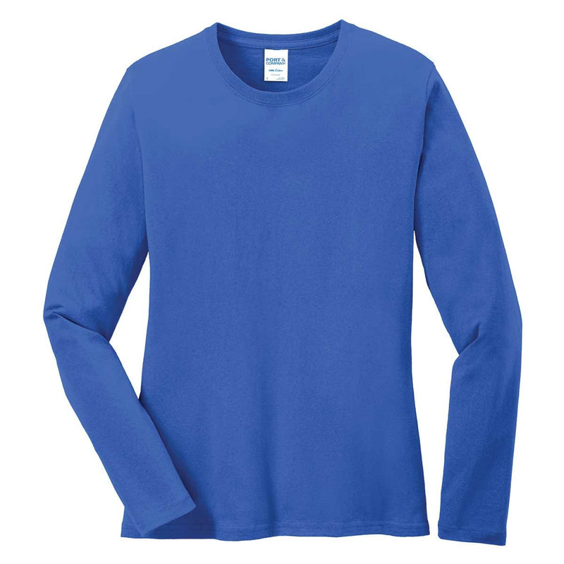 Port & Co Women's Cotton Long Sleeve Tee