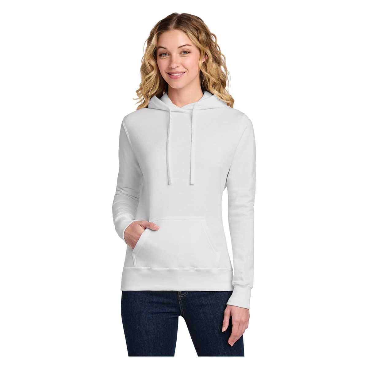 Port & Co Women's Fleece Pullover Hooded Sweatshirt