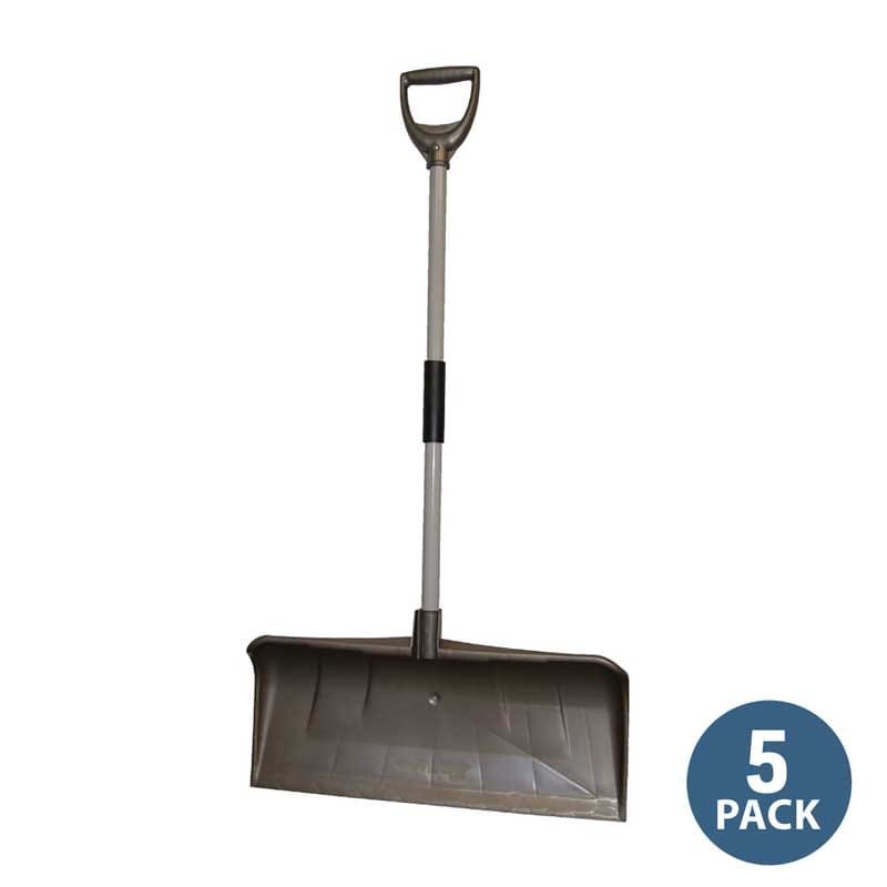 Rugg 27" Pathmaster Ultra Lite-Wate D-Grip Snow Shovel | 5 Pack