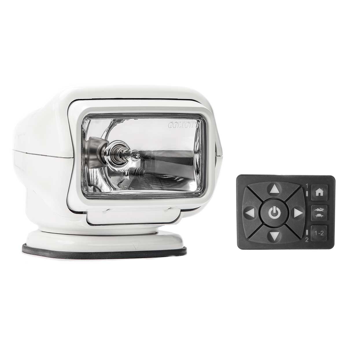 White GoLight Stryker ST Series Hardwired Dash Mount Remote Light