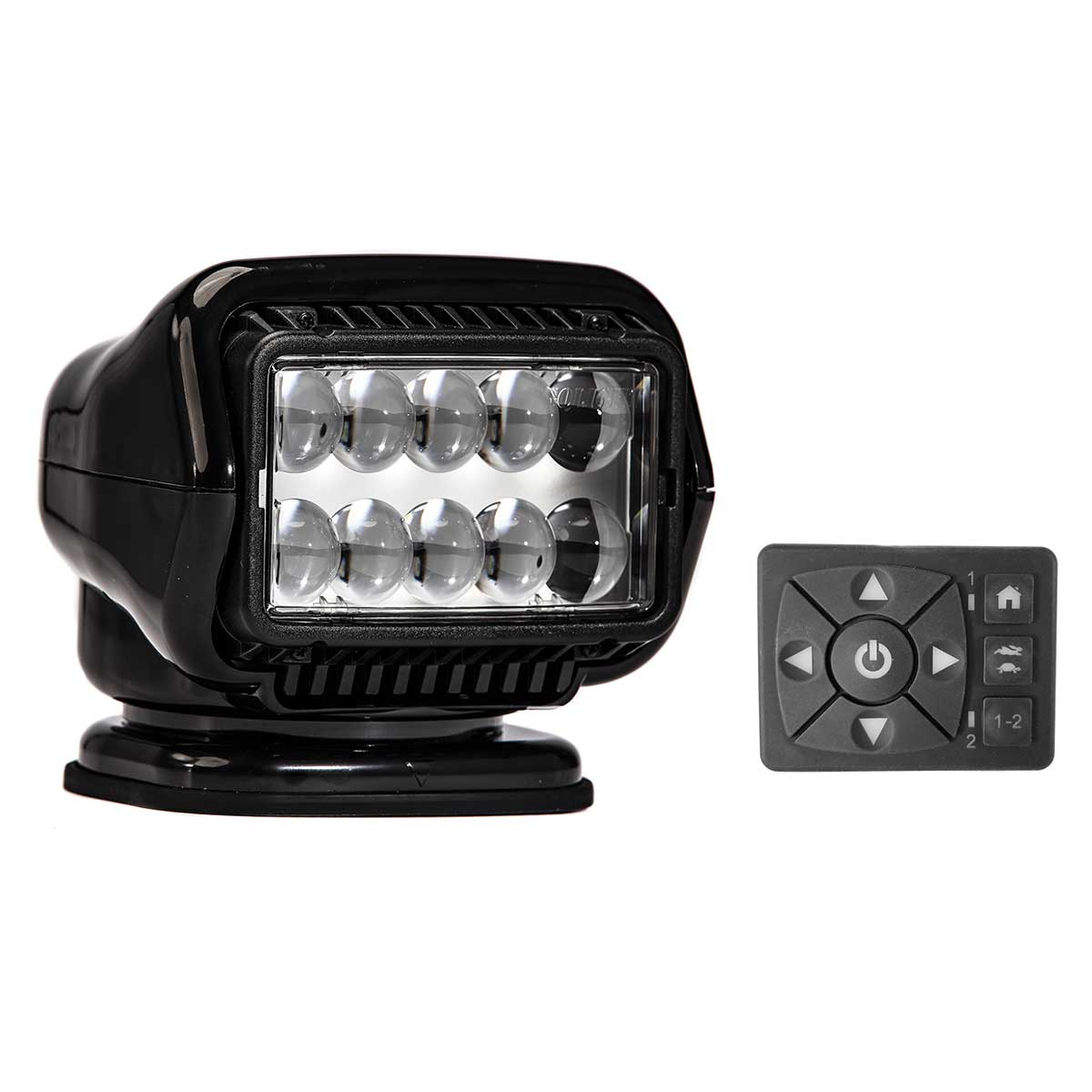Black GoLight Stryker ST Series Hardwired Dash Mount Remote Light