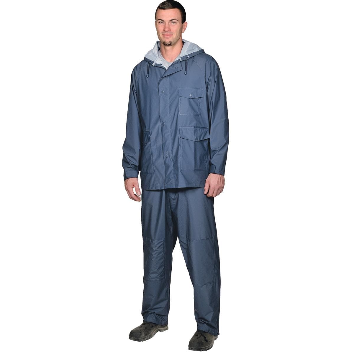 Sugar River by Gemplers PVC Rain Jacket and Bibs | Yellow and Blue