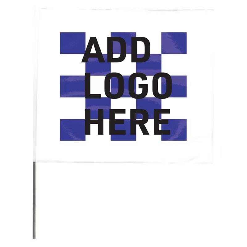Custom 4" x 5" Patterned Vinyl Flags | 1,000 count
