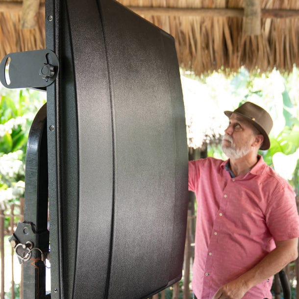 Eclipse Canopy Universal Mower Canopy in use