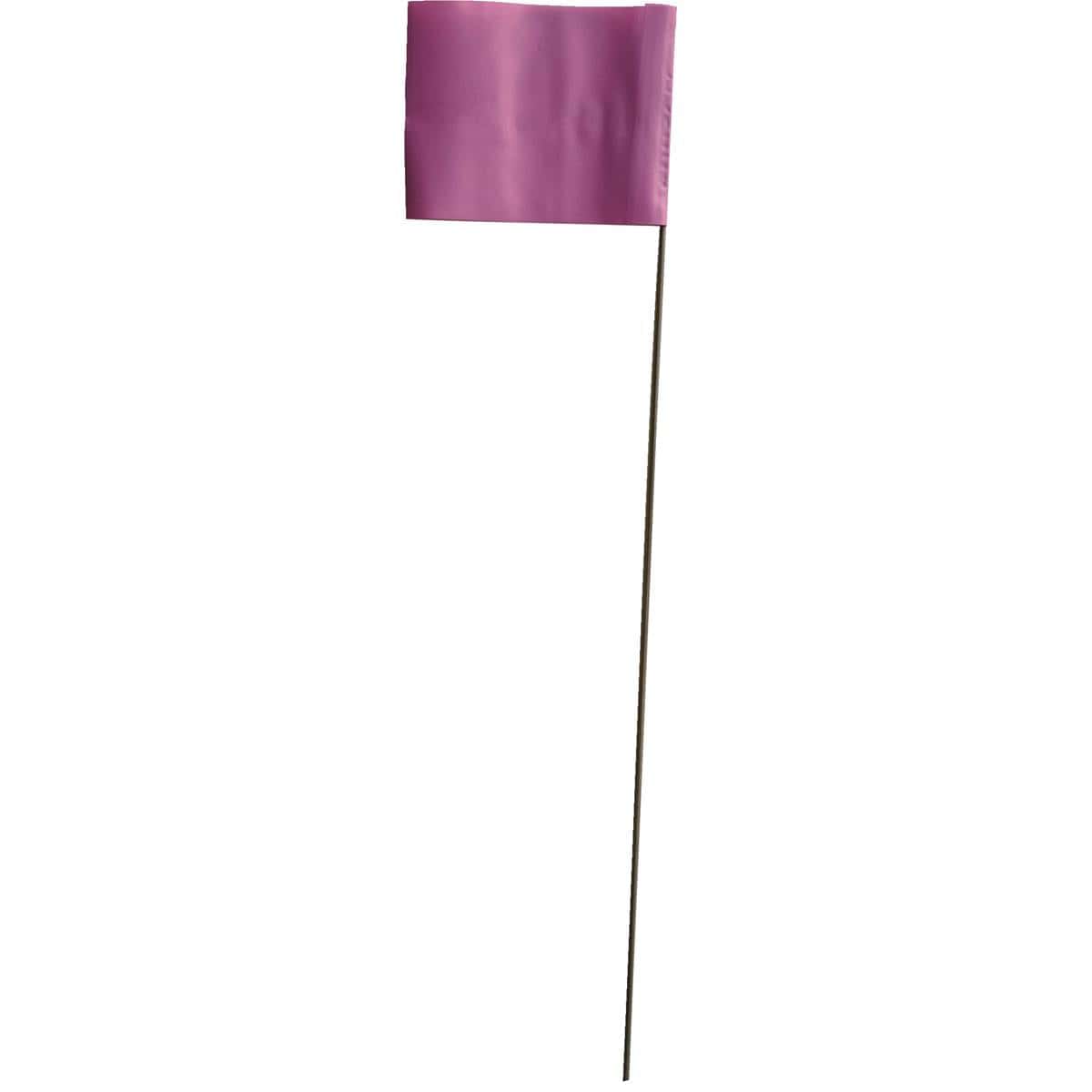 Blackburn 2-1/2" x 3-1/2" Marking Flags with Wire Stakes | 100 Pack