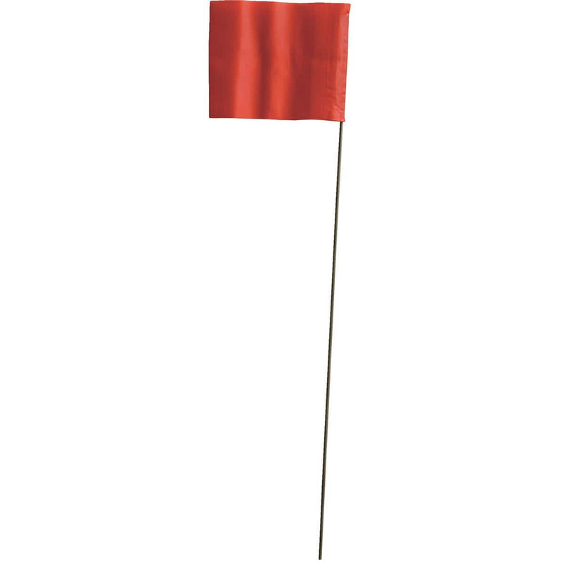 Blackburn 2-1/2" x 3-1/2" Marking Flags with Wire Stakes | 100 Pack