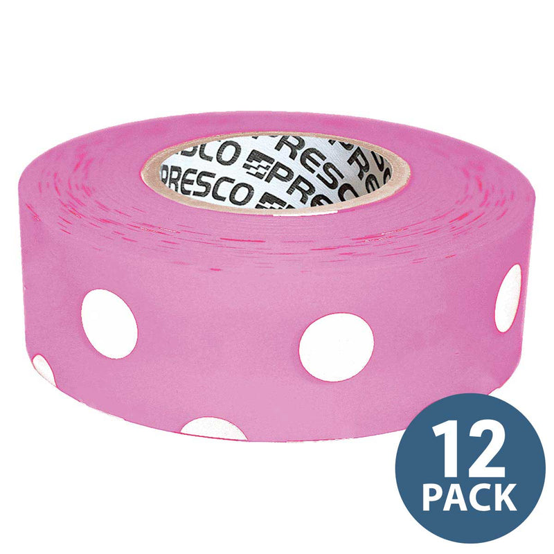 Presco Polka Dot Flagging Tape | 12 Pack