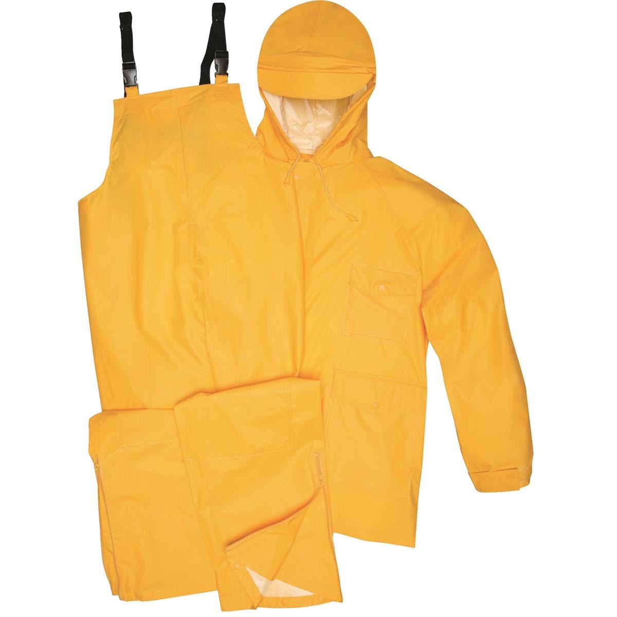 Sugar River by Gemplers PVC Rain Jacket and Bibs | Yellow and Blue