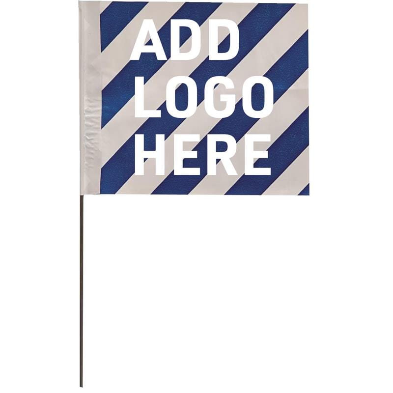 Custom 4" x 5" Patterned Vinyl Flags | 1,000 count