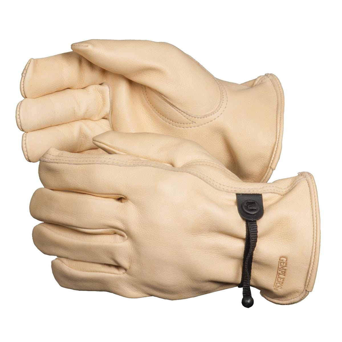 Gemplers Leather Work Gloves with Drawstring Wrist