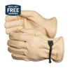 Gemplers Leather Work Gloves with Drawstring Wrist