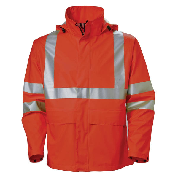 Helly Hansen ANSI Class 3 Alta Hi-Vis Rain Jacket | Gemplers