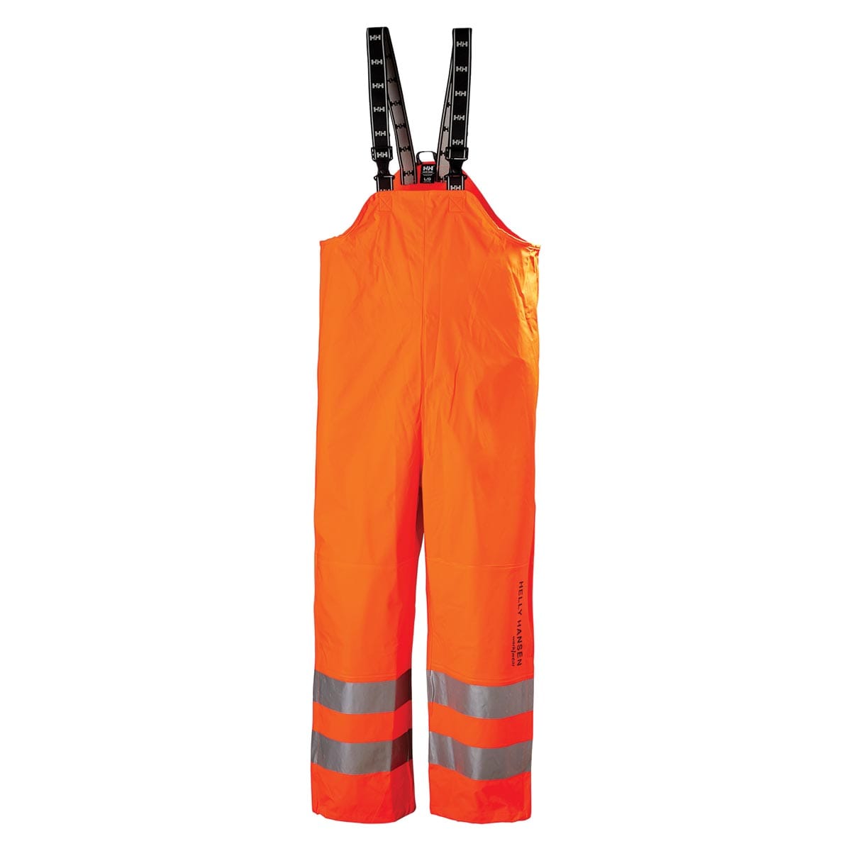 Brite Orange Helly Hansen ANSI Class E Alta Hi-Vis Rain Bibs