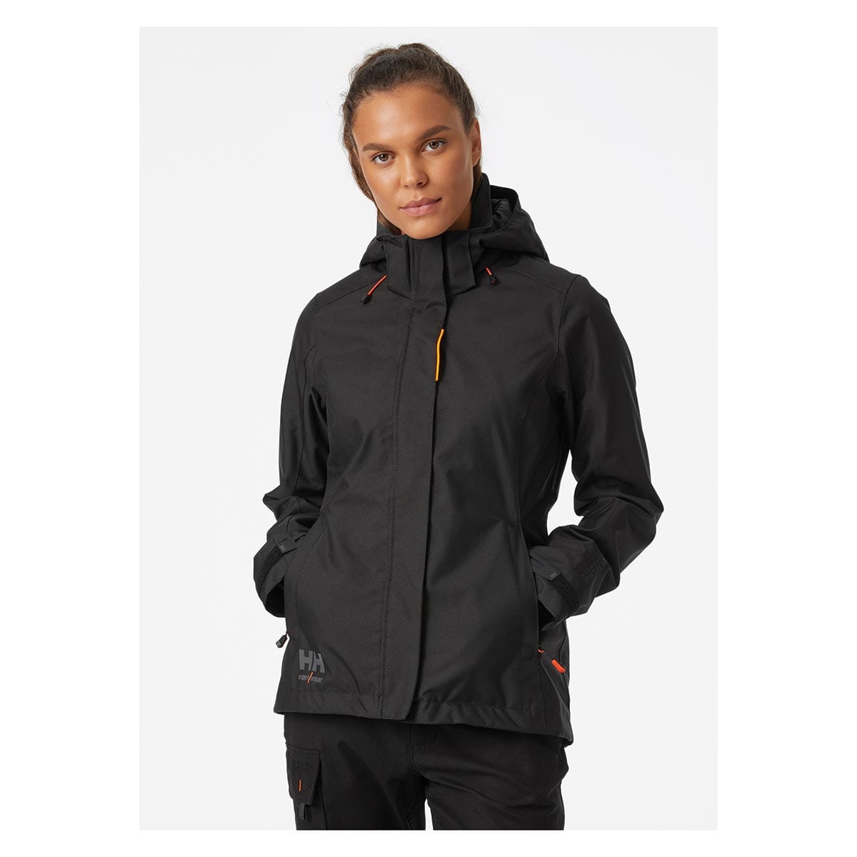 Black Helly Hansen Women's Waterproof Shell Jacket