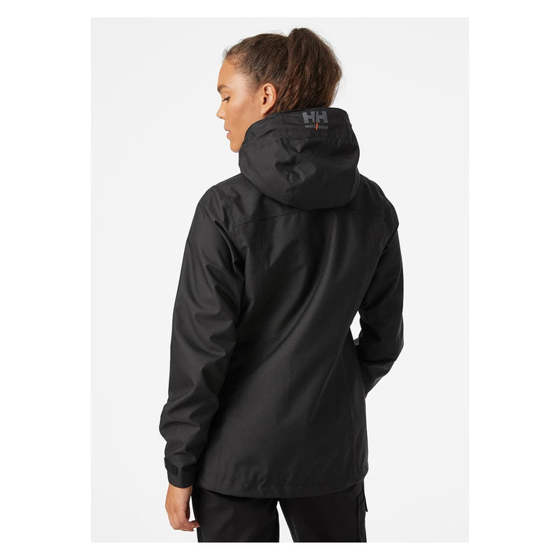 Black Helly Hansen Women's Waterproof Shell Jacket