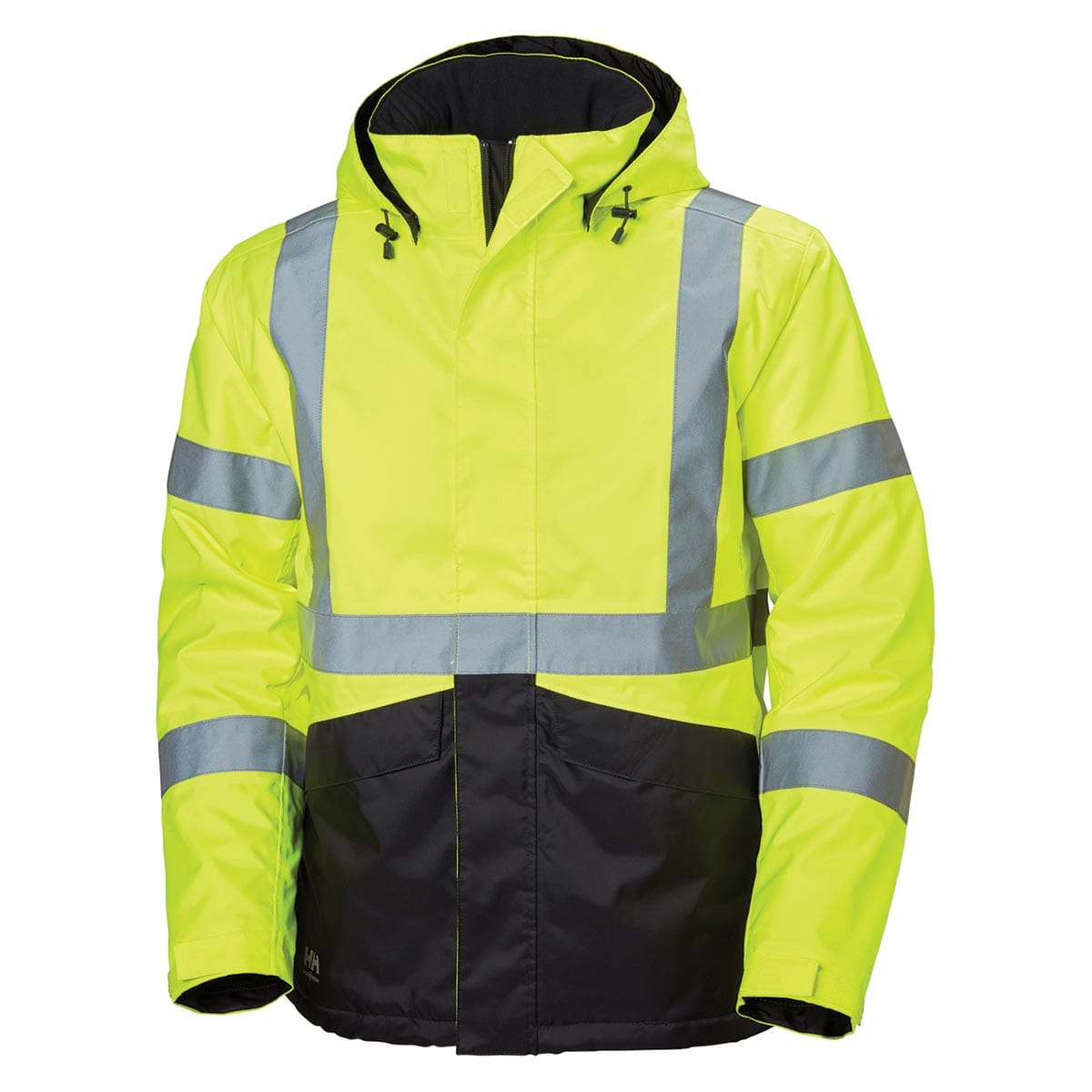 Yellow/Charcoal Helly Hansen Alta Class 3 Hi-Vis Insulated Winter Jacket