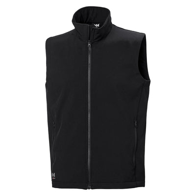 Black Helly Hansen Manchester 2.0 Zip In Softshell Vest