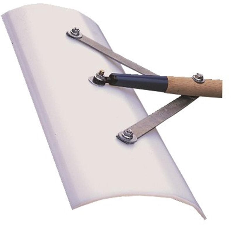 Wood Handle Poly Scraper, 24