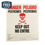 Gemplers California Pesticide Warning Sign, 14