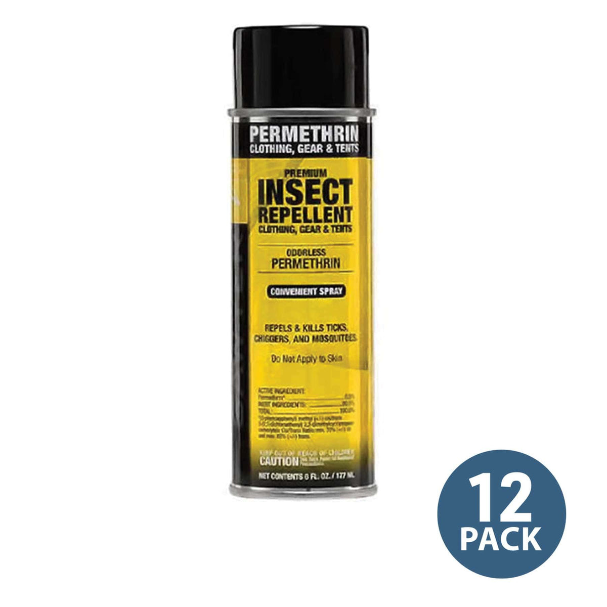 Sawyer Premium Insect Repellent for Clothing and Gear, 6-oz. Aerosol | 12 Pack