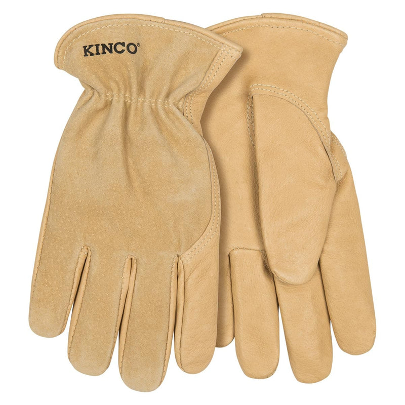 Pair of 94WA Kinco Men's Pigskin Leather Driver Work Gloves