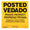 Gemplers Bilingual "Posted - Private Property..." Sign