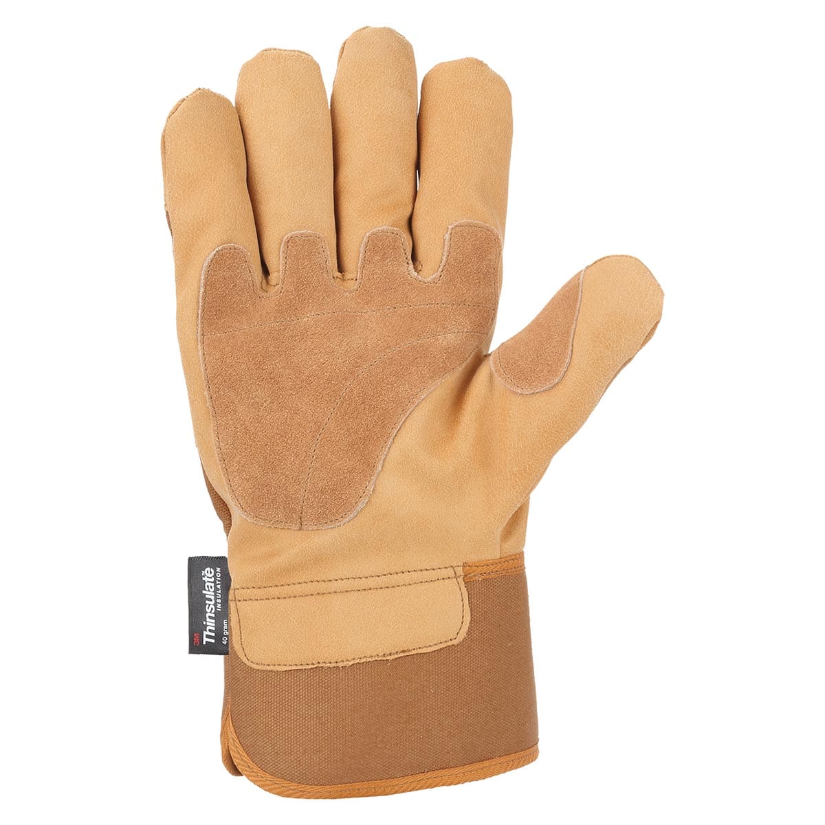 Palm of a Carhartt A513 glove