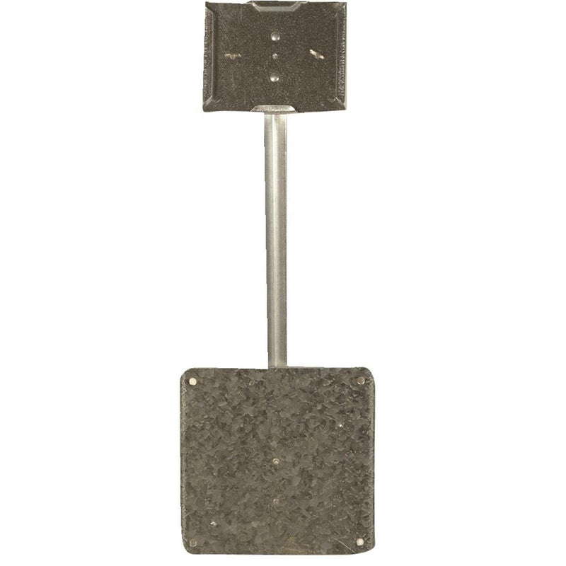 Colmet Galvanized Steel Sign Holders with Flat Base Plate