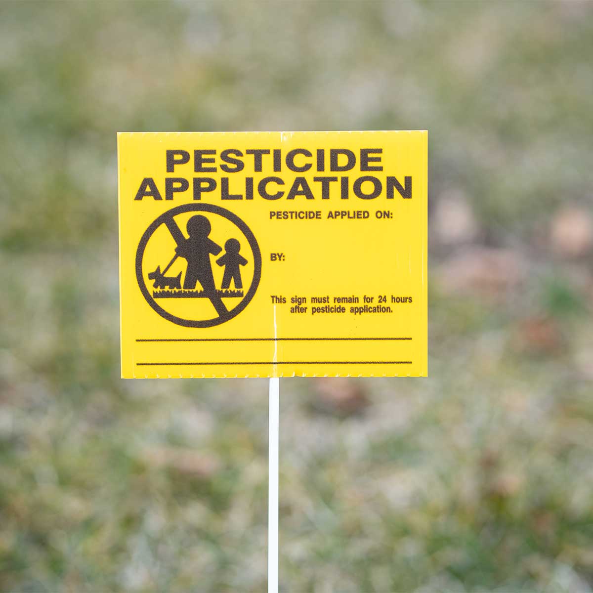 Gemplers Connecticut Lawn Pesticide Application Signs 0634