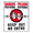 Gemplers Hinged WPS Bilingual Warning Sign - "Danger - Pesticides"