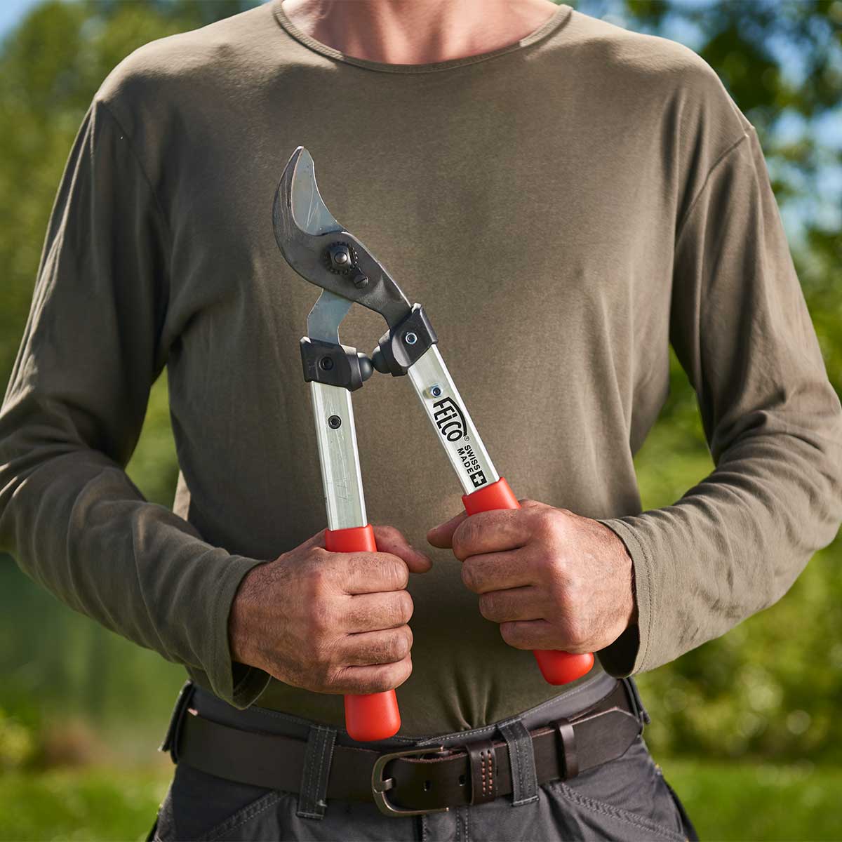 FELCO 211-40 Lopper, Curved Cutting Head, 15.7"