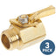 Dramm 300 Brass Shut-Off Valve | 3 Pack