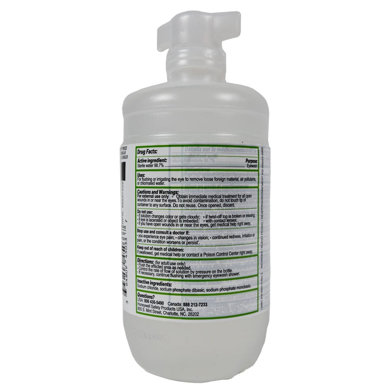 Honeywell Eyesaline Eyewash Solution Bottle