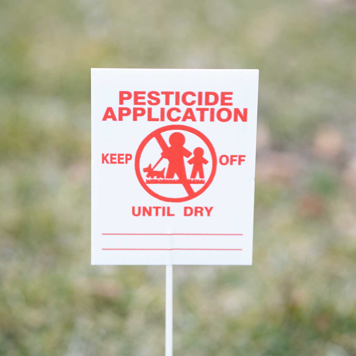 Gemplers State Specific Lawn Pesticide Application Signs | 25 Pack