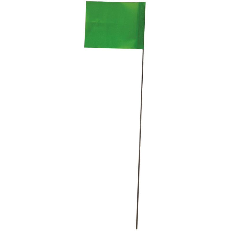 Blackburn 2-1/2" x 3-1/2" Marking Flags with Wire Stakes | 100 Pack