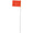 Blackburn 2-1/2" x 3-1/2" Marking Flags with Wire Stakes | 100 Pack