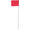 Blackburn 2-1/2" x 3-1/2" Marking Flags with Wire Stakes | 100 Pack