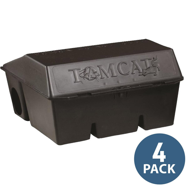 Tomcat Rat Bait Station | 4 Pack