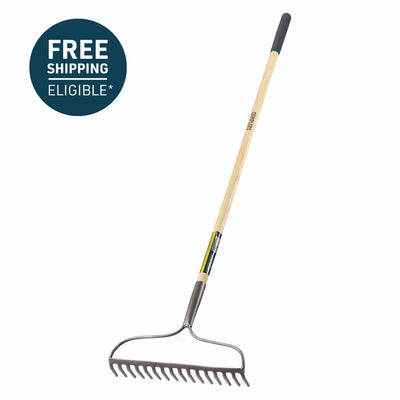 Gemplers Forged Bow Rake with Wood Handle