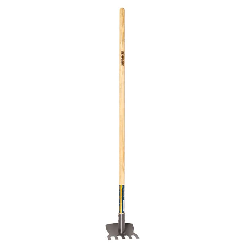 Gemplers Steel Rake Hoe with Wood Handle