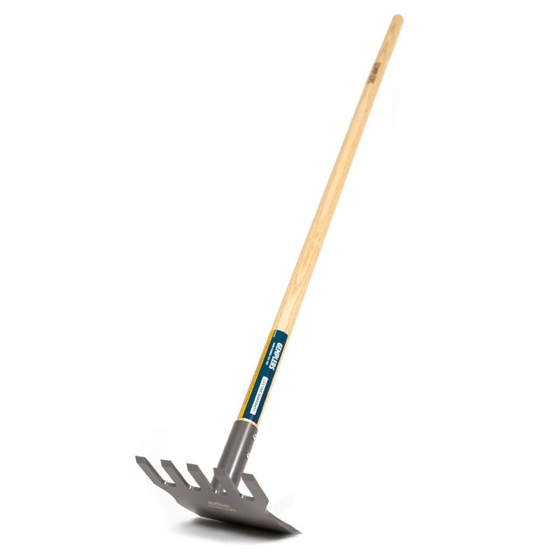 Gemplers Steel Rake Hoe with Wood Handle