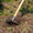 Gemplers Steel Rake Hoe with Wood Handle