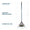 Gemplers 24-Tine Spring Brace Steel Leaf Rake with Fiberglass Handle